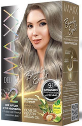 Maxx Deluxe Hair Color Βαφή Μαλλιών 9.1 Diamond...