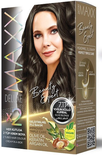 Maxx Deluxe Hair Dye Maxx Deluxe 7.11 Olive Blonde