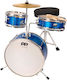 Pp Percussion Pp-101bl Kinder Junior Mini Schlagzeug-Set