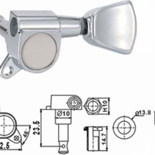 Σετ Κλειδια Ηλεκτρικης Κιθαρας Dr.parts Emh7004 Cr R3 L3