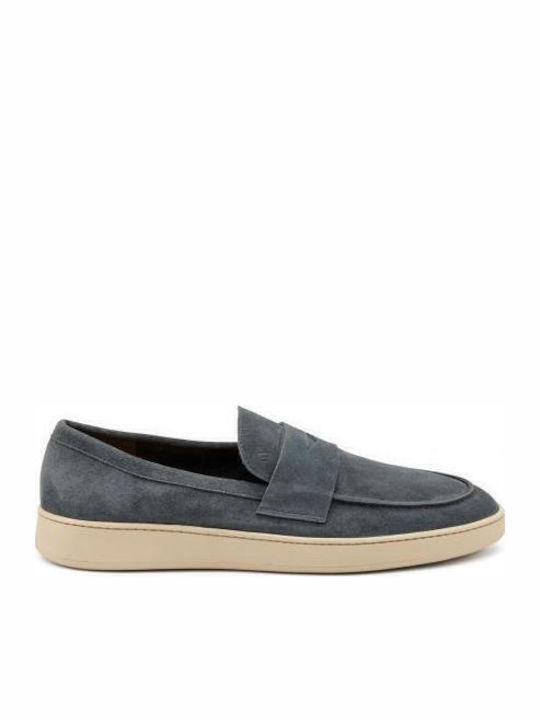 Men's Suede Loafers Blue