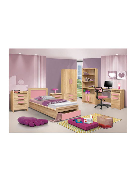 Playroom Sonama Zwei Türen Schrank Rosa 80x50x180cm