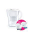Brita Marella Κανάτα Σερβιρίσματος White με Φίλτρο 2400ml