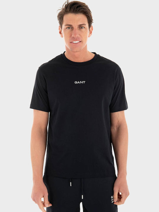 Gant T-shirt Μαύρο