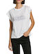 Women's Blouse Cotton Short Sleeve White