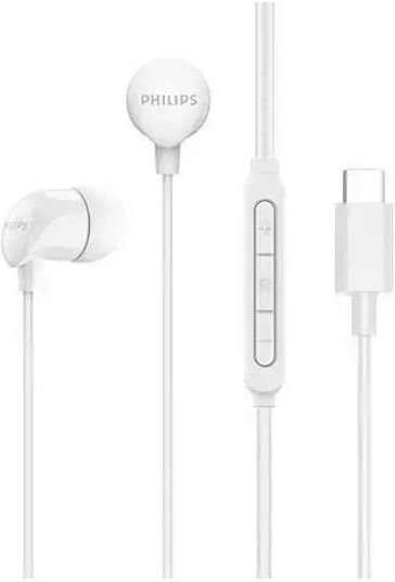 Philips TAE2146WT/00 In-ear Handsfree Headphones with Connector USB-C White