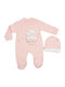 Kamtex Baby Babystrampler Langärmliges Pink