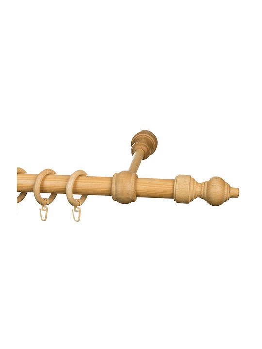 Grace Metalic Galerie pentru perdele Simplu Φ28mm 250buc Bej