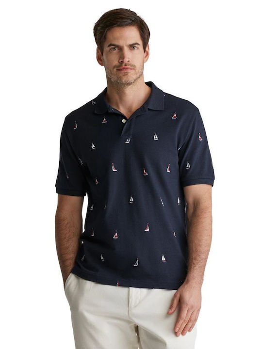 Polo T-shirt Navy Μπλε