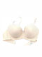Bra with Light Padding Underwire Beige