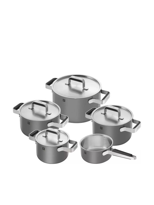 Zwilling J.A. Henckels Pure Cookware Set de vase de gătit din oțel inoxidabil 9buc