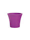 Atmosphera City Selbstbewässernd Topf Kunststoff Violet 20x20x17.5cm.