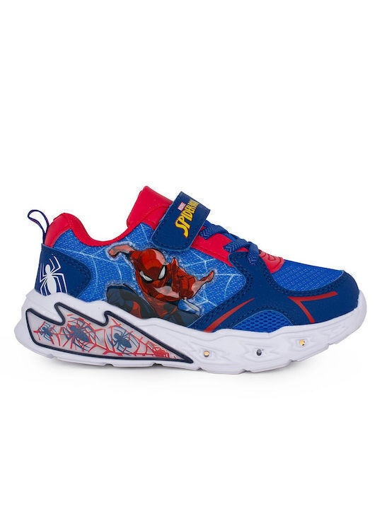 Kids Sneakers with Scratch & Lights Blue