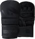 RDX Leather MMA Gloves Black