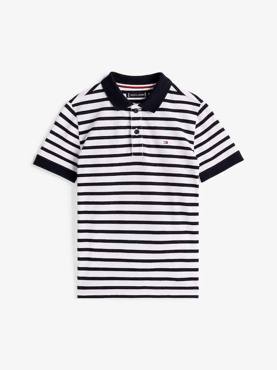 Tommy Hilfiger Polo pentru copii Cu mânecă scur...