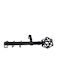 Grace Сгъваемо Металик Корниз Φ19мм 210-210cm Black Mat
