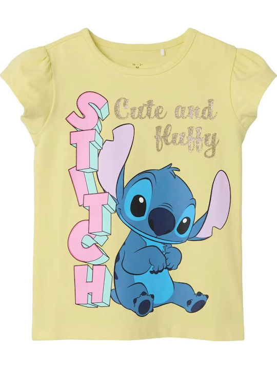 Детска тениска Жълт Stitch