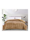 Liolios Home Husă de pătură Super Dublu 220x240cm Square Aur