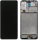 Samsung O ecran cu Mecanism Tactil și Cadru pentru Samsung A217F Galaxy A21s (Negru)