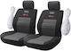Audi Universal Car Seat Covers Takeposition Black Grey 214-3242-9001-07