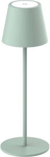 Gekas Table Lamp LED with Green Shade and Base