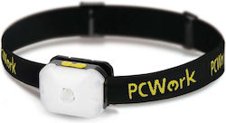 Pcwork PCW12B Στεγανός Επαναφορτιζόμενος Φακός Κεφαλής LED 200lm 10τμχ Pcwork PCW12B Στεγανός Επαναφορτιζόμενος Φακός Κεφαλής LED 200lm 10τμχ
