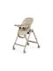 Peg Perego Living Foldable Baby Highchair 2 in 1 with Adjustable Height Space Sand