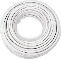Cablel Καλώδιο A05vv-u 3g 2.5mm² 300/500v 100m Λευκό