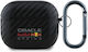 Red Bull Pu Carbon Hülle mit Haken in Schwarz Farbe für Apple AirPods 3