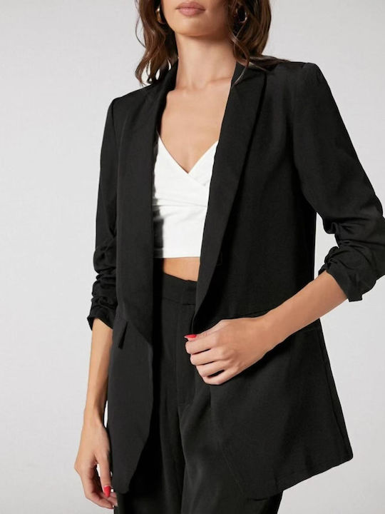 Pop Honey Damen Blazer Black
