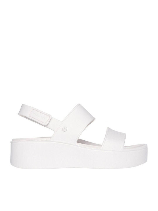 Skechers Arch Fit Women's Flat Sandals White