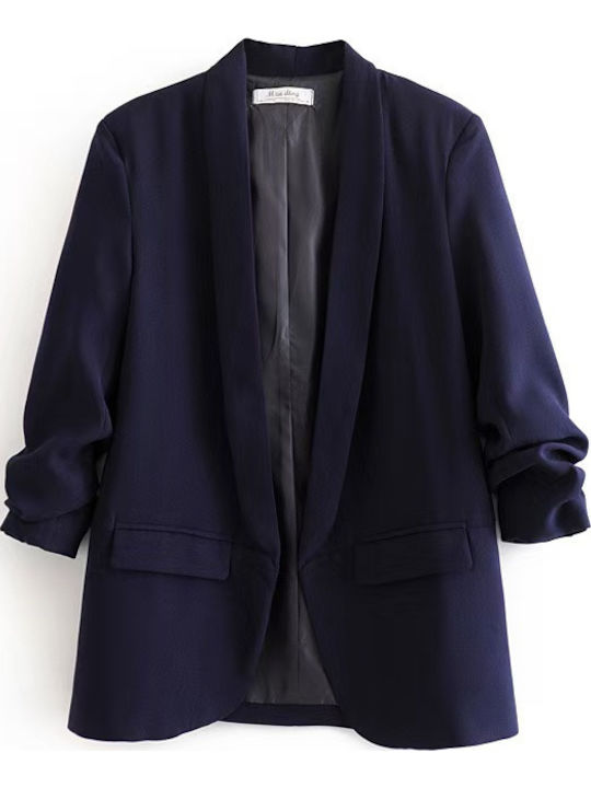 Pop Honey Women's Blazer Blue