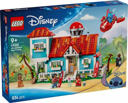 LEGO Disney Lilo and Stitch Beach House for 9+ Years 834 Pieces