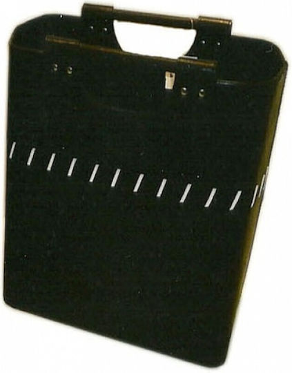 Etoile Magazinständer mit Griff aus Künstliches Leder Schwarze BB-505
