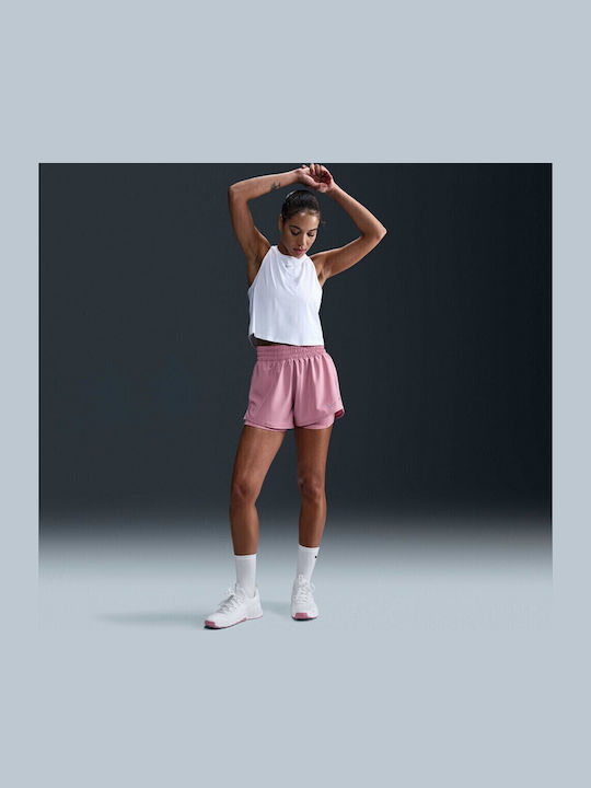 One Women's High-waisted Sporty Shorts Dri-Fit Pink