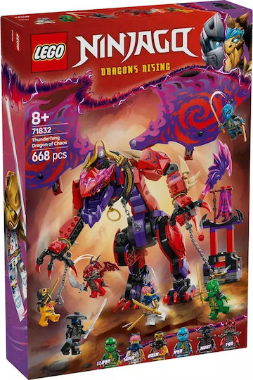 LEGO Ninjago Thunderfang Dragon Of Chaos Pentru 8+ Ani 668 Bucăți