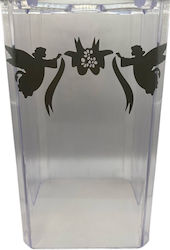 Windproof Protective Plexiglass Lantern Cover Transparent Design Dimension 32 X 18 cm