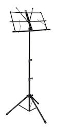 Boston Ms 40 Αναλόγιο Μουσικής Ύψους 46-130cm Μαύρο Τσάντα Μεταφοράς