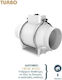 Redled Ventilator Bathroom 100mm White