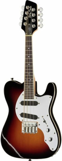 Harley Benton Electric Mandolină cu Corp Plat Seria Bluegrass MA-500 VS