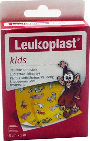 Leukoplast Kids Zoo 6cmx1m 1pc Waterproof Adhesive Bandage