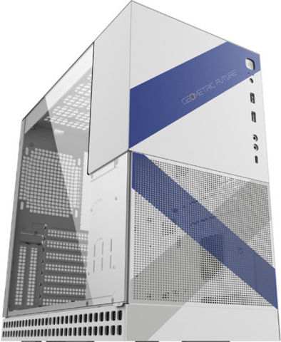 Geometric Future M4 Lancelot Gaming Middle Tower Carcasă PC cu Deschidere Laterală Albă