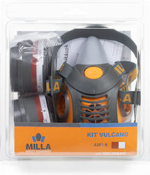 Milla High Protection Half Mask Kit Vulcano 2000-2594 Brown Milla High Protection Half Mask Kit Vulcano 2000-2594 Brown