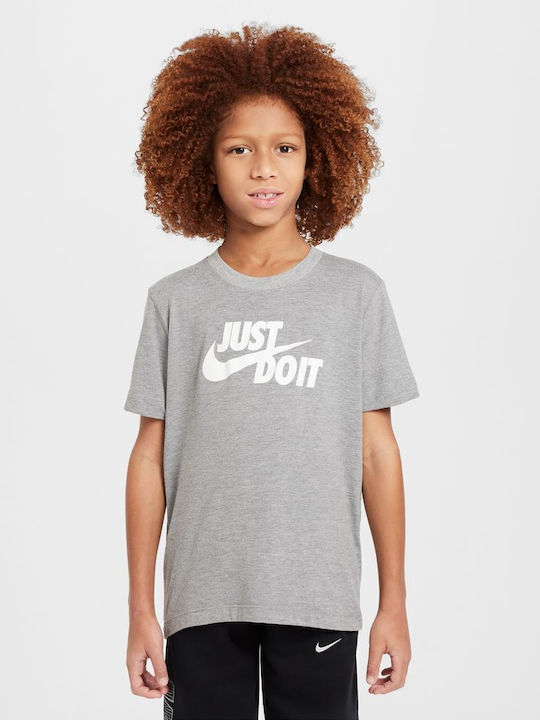 Nike Kids' T-shirt Gray Sportswear