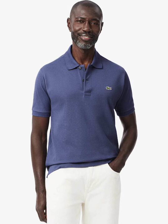 Lacoste Polo Μπλούζα Κοντομάνικη Indian Blue