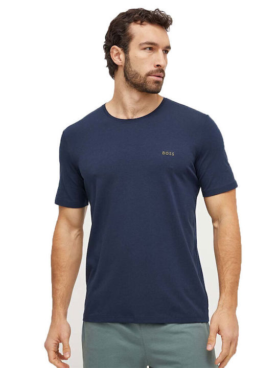 Boss T-shirt Μπλε Σκούρο