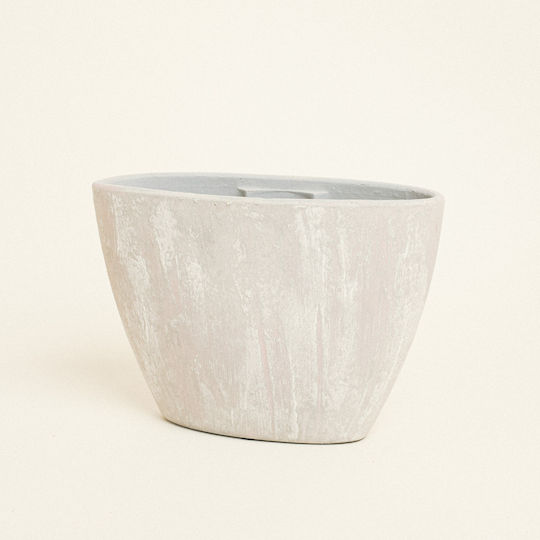 Beauty Home Blumentopf Keramik Gray