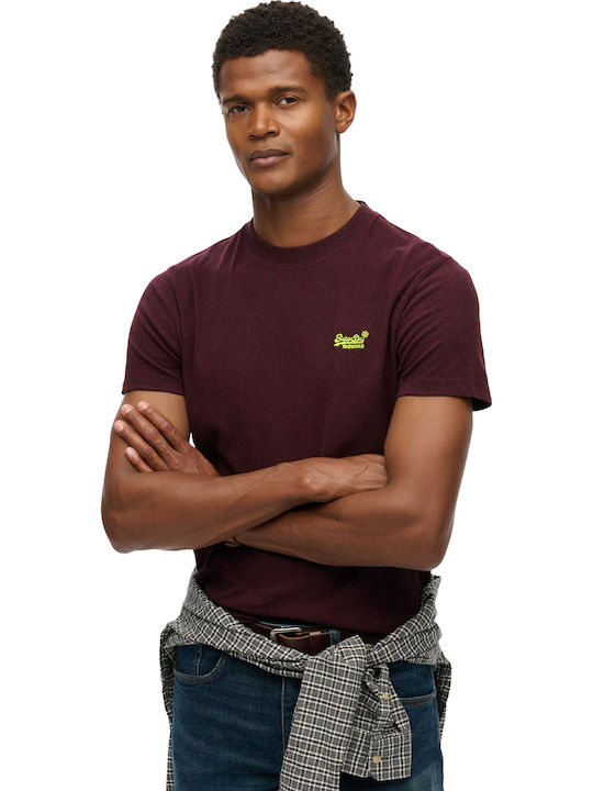 Superdry Αθλητικό T-shirt Μπορντό