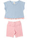 Kinder-Set mit Leggings Sommer 2Stück Lila