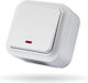 Buton Iluminat de Exterior Alb Ermes Redpoint 30124